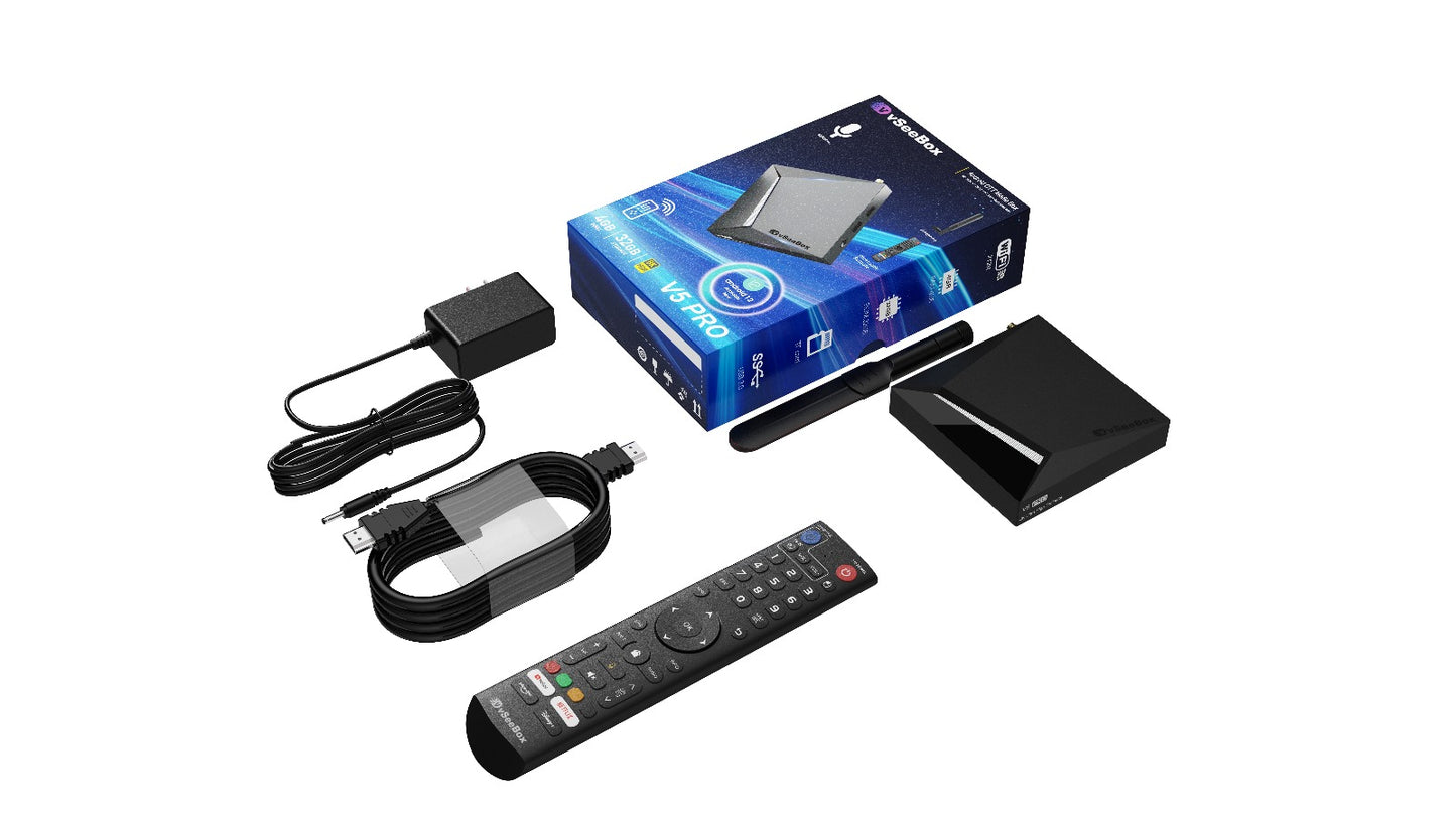 VSEE V5 PRO ANDROID OTT MEDIA BOX