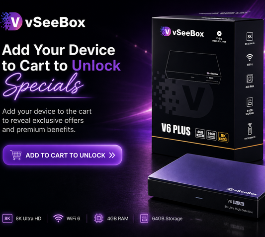 vSeeBox V6 PLUS ANDROID 14 OS
